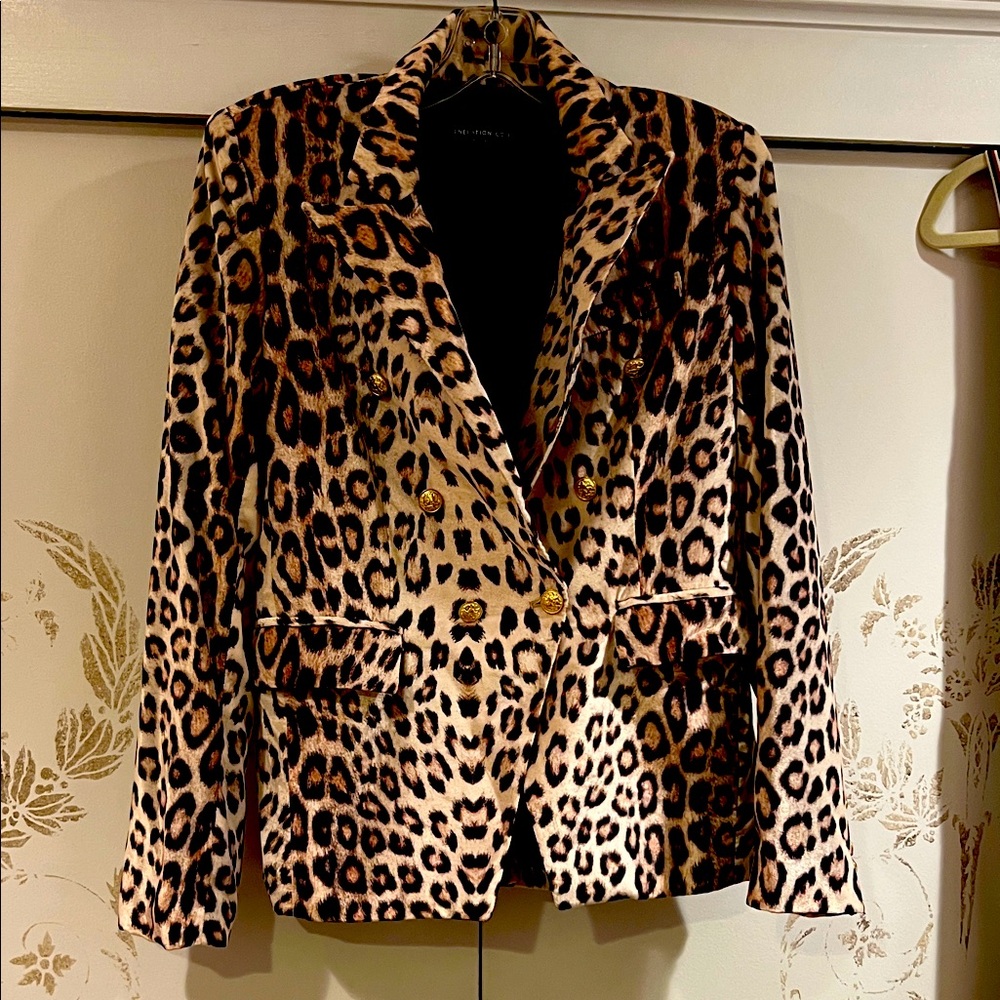 Generation Love Leopard Print Blazer